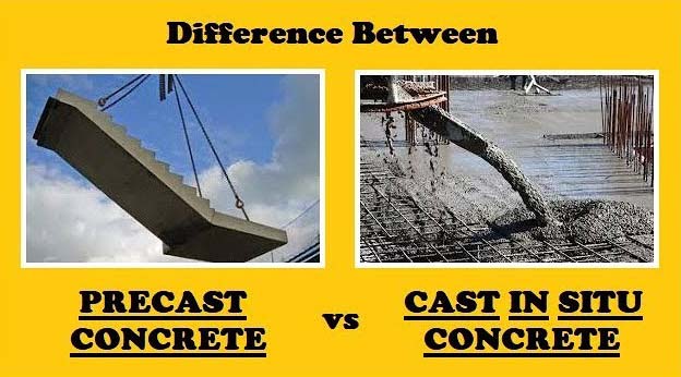 Benefits of precast concrete vs In situ concrete